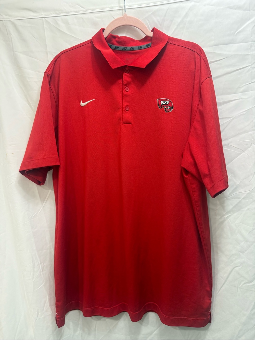 Nike Men’s Red Polo with WKU Patch
